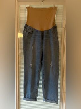 Oh Baby by Motherhood Distressed Maternity Jeans Secret Fit Belly
